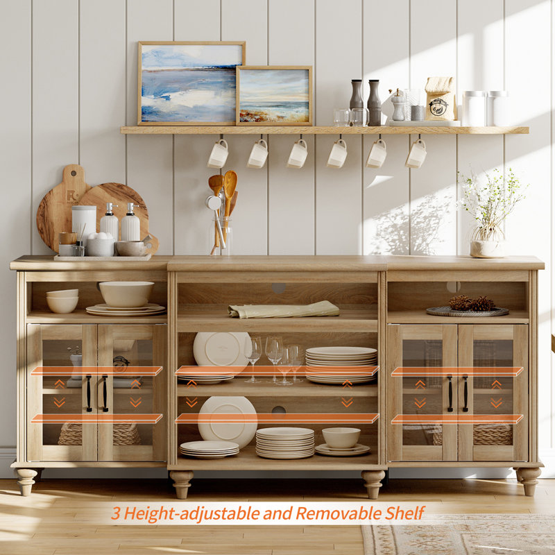 ホワイトダック ファミリーエクスプローラー6 Charlton Home® Scarlett 69.8 Sideboard & Reviews | Wayfair